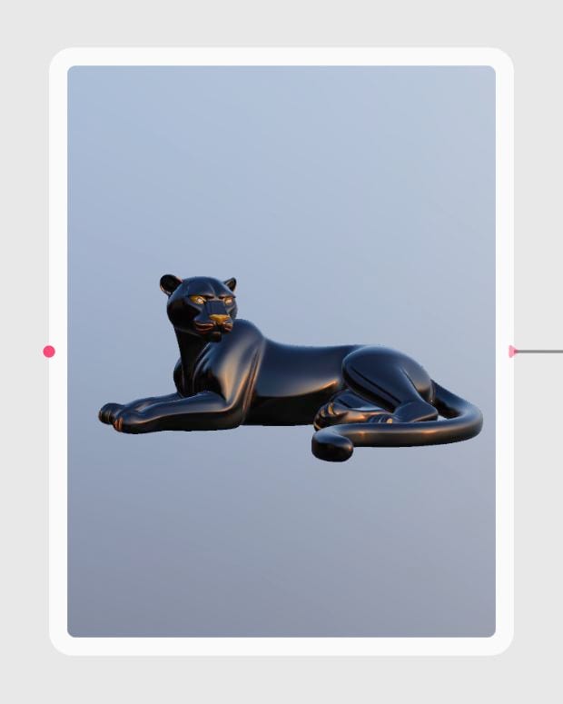 Source panther mesh in the local Fuser canvas