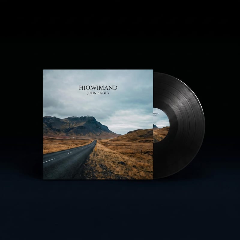 Album art with bold tonal contrast