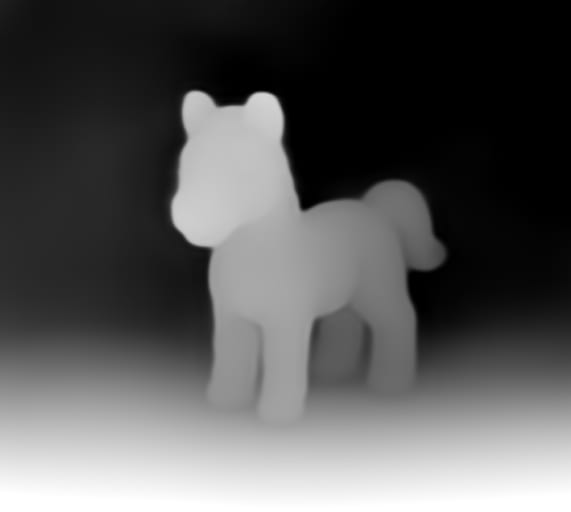 Granular grayscale depth data ready for complex objects and scenes