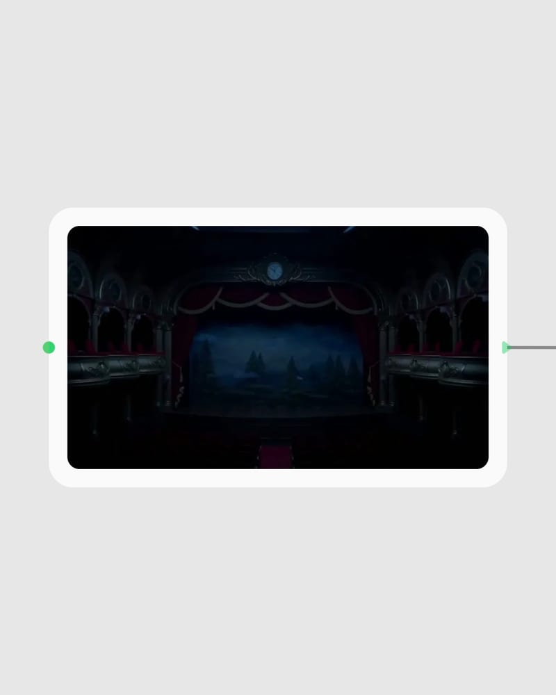 Opening frame connected to Wan 2.6 Video.