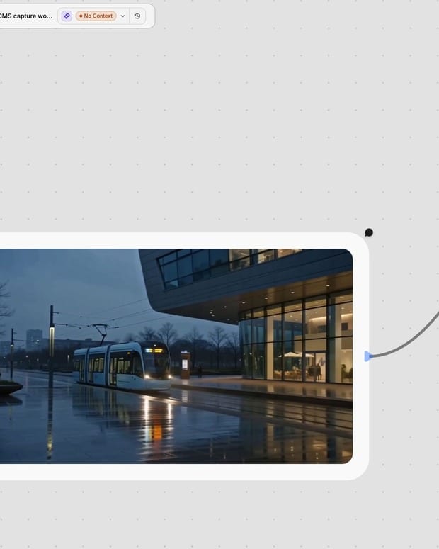 LTX Extend source video connected to the extension workflow in Fuser